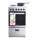 Premium Levella 20" 2.1 Cubic Feet Freestanding Range in Gray | 36.22 H x 19.49 W x 25.22 D in | Wayfair PRE2023GS