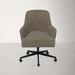 AllModern Acosta Task Chair Wood/Upholstered in Black | Wayfair E810B46A981A4ECBBF12903D99246BC3