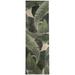 Brown 96 x 30 x 0.08 in Area Rug - Bay Isle Home™ Henton Floral Green/Tan Indoor/Outdoor Area Rug Polyester | 96 H x 30 W x 0.08 D in | Wayfair