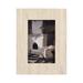 Millwood Pines Curved Photo Frame - Contemporary Ivory Decorative Picture Frame for Home or Office Photo Display in Brown/White | Wayfair
