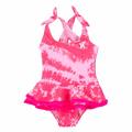 Hurley Girls Ruffle One Piece Swimsuit - Hyper Pink - 2 YRS