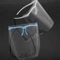 Écran facial complet réglable et visière transparente détachable Anti-buée pour clinique dentaire