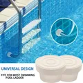 Bouchon en caoutchouc blanc pour piscine 2 pièces bouchon durable et pratique installation