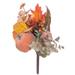 Vickerman 736234 - 16" Orange Pumpkin Eucalyptus Pick 3/Bag (EF233516) Home Office Flower Sprays