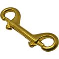 Pack of 4Pcs 2/5 Inner Width 2 Overall Length Heavy Duty Solid Brass Swivel Eye Lobster Clasp Bolt Snap Hook for Straps Bags Belting Outdoors Tents Pet (2/5 InnerÃ—2 Square Eye BRA0067)