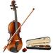 HiMiss Basswood 1/2 Acoustic Violin with Case Bow Rosin Inside Soft Box Natural Violin Musical Instruments