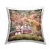 Stupell Red Barn with Fall Foliage Printed Throw Pillow by LSR Design Studio