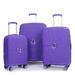 3-Piece Modern Luggage Sets, Expandable Hardshell Carry On Luggage with Double Spinner Wheels, Trunk Sets with TSA Lock