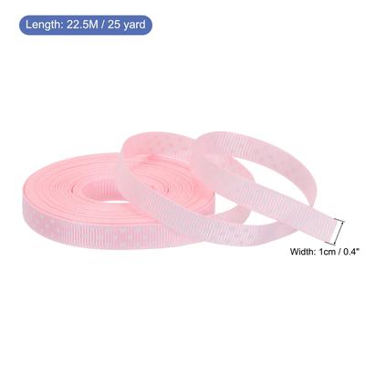 Grosgrain Ribbons with White Dots Ribbon Bow Decoration