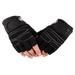 NUOLUX Weight Lifting Gloves Gym Workout Gloves Skid Resistance Cloves for Women Men Training Size L (Black and White Line)