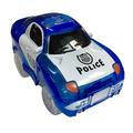 Car toys Light Up Car Track Toy Racing Track Accessories Compatible with Most Tracks (Blue Police Car)