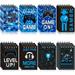 24 Pcs Video Game Party Favors Mini Gaming Notepads Mini Game Notebooks Game Spiral Notebook for Kids Note Taking Office School Party Birthday Supplies (Black Blue)