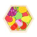 Puzzle Shape Toys Wooden Puzzles Toddler Matching Animal Toys Educational 1 Ages 3D Early Jigsaw 3 Puzzle Woodtangram