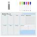 1 Set of Acrylic Whiteboard for Desk To Do List Planner Desktop Memo Board Tabletop Dry Erase Board