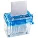 JINGYANG Mini Hand Shredder Portable Paper Shredder Manual Shredder Documents Paper Cutting Tool Home Office Desktop Stationery Blue