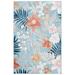 SAFAVIEH Cabana Caris Indoor/Outdoor Area Rug Aqua/Rust 6 x 9