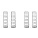 4X LED Emergency Light Flashlight Mini 30 LED 2 Mode Rechargeable Emergency Light Lamp for Home Camp Outdoor