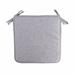 MSJUHEG Chair Cushions Seat Cushion Square Strap Garden Chair Pads Seat Cushion For Outdoor Bistros Stool Patio Dining Room Linen Office Chair Cushion Gray