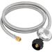 6ft Propane Regulator and Hose Fit for Gas Grill Blackstone 28 /36 Griddle Propane Fit Pit and More Low Pressure 3/8 Female Flare