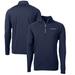 Men's Cutter & Buck Navy THE PLAYERS Adapt Knit Eco Stretch Recycled Big Tall Quarter-Zip Pullover Top