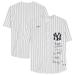 New York Yankees Captains Autographed White Nike Replica Jersey with 6 Signatures - Limited Edition of 99