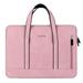 Laptop Bag Laptop Case Business Handbag Waterproof Briefcase for Women Men-Pink-15/15.4/15.6 inches