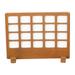 Hemoton 1PC Wooden Room Divider Decorative Screen Panel for Doll House Living Room Bedroom Decoration