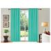 1 PAIR lined thermal blackout window curtain panel treatment drape top rod pocket mint plain solid color R64 35 X 95 each panel