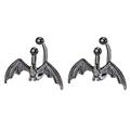 Stud Earrings for Women Girls Bat Ear Clip No Ear Hole Couple Earnail Earbone Clip Wing Cool Wind Ear Clip Gifts Valentine s Day Gifts Clearance