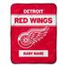 Chad & Jake Detroit Red Wings 30" x 40" Personalized Baby Blanket