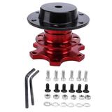 Car Steering Wheel Release Tool | Aluminum Alloy Vehicles Quick Release Hub Adapter with Assembly Screws | Portable Cars Repairing Kit for Home