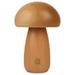 SDJMa Mushroom Lamp for Bedroom Portable Dimmable Bedside Lamp with USB Charging Cordless Wooden Nightlight Mushroom Table Lamp for Home Decor (Four sizes two colors)