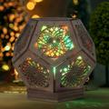 TERGAYEE Bohemian Lamp Romantic Candlelight Dinner LED Lights Handmade Table Desk Bedside Lamp Night Light for Living Room Bedroom Coffee Table