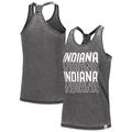 Women's League Collegiate Wear Black Indiana Hoosiers Stacked Name Racerback Tank Top