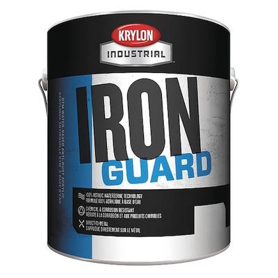 KRYLON K11018001 Interior/Exterior Paint, Flat, Water Base, Blue, 1 gal
