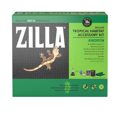 Zilla Tropical Habitat Accessory Kit, 10 Gallon