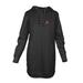 Women's Levelwear Black Arizona Diamondbacks Cover Insignia 2.0 Hoodie Dress