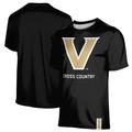 Men's ProSphere Black Vanderbilt Commodores Cross Country Short Sleeve T-Shirt