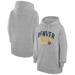 Women's G-III 4Her by Carl Banks Heather Gray Denver Nuggets Filigree Logo Pullover Hoodie