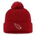 Women's Fanatics Branded Cardinal Arizona Cardinals Logo Cuffed Knit Hat with Pom