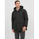 Parka JACK & JONES "JJEROB PARKA SN" Gr. M, schwarz (black) Herren Jacken Parkas