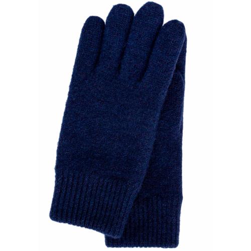 Strickhandschuhe KESSLER Gr. XL, blau (dunkelblau) Damen Handschuhe wind- und wasserabweisend, Strickbund