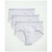 Brooks Brothers Men's Supima Cotton Low-Rise Briefs-3 Pack | White | Size Small