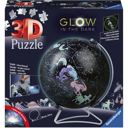 3D-Puzzle RAVENSBURGER ""Glow In The Dark - Sternenglobus"" Puzzles bunt Kinder Made in Europe; FSC - schützt Wald weltweit