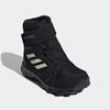 Winterstiefel ADIDAS TERREX "TERREX SNOW HOOK-AND-LOOP COLD.RDY WINTER", Gr. 39, schwarz-weiß (core schwarz, chalk weiß, grau four), Textil, Synthetik, sportlich, Schuhe, wasserdicht und wärmend