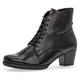 Schnürstiefelette GABOR "Palma" Gr. 41, schwarz Damen Schuhe Reißverschlussstiefeletten mit Innenreißverschluss
