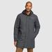 Eddie Bauer Men's Mainstay Insulated Trench Coat - Grey - Size XXL
