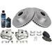 2005-2015 Toyota Tacoma Front Brake Pad Rotor and Caliper Set - TRQ BKA23500