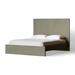 Maria Yee Fen Solid Wood Platform Bed Wood in Gray/White/Brown | 54 H x 85.5 W x 84.75 D in | Wayfair 249-111306FK6