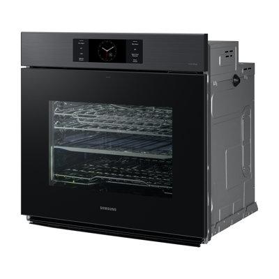 Samsung Bespoke 30" Single Wall Oven w/ AI Pro Cooking™ Camera, Glass in Black | 28.81 H x 29.75 W x 26.63 D in | Wayfair NV51CG700SMTAA